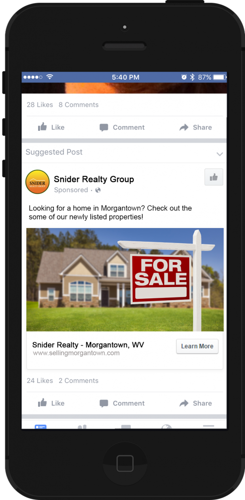 Facebook Ad - Mobile News Feed